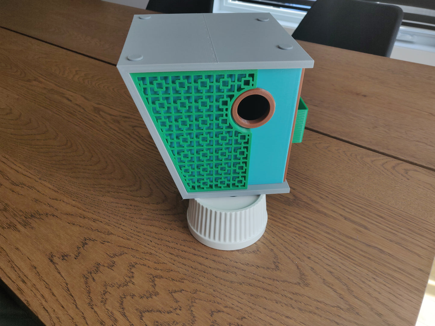 Mid-Century Modern Birdhouse – "The Palisade"