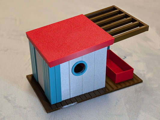 Mid-Century Modern Birdhouse – "The Ventura"