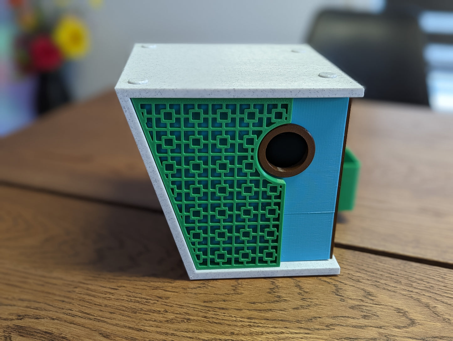 Mid-Century Modern Birdhouse – "The Palisade"