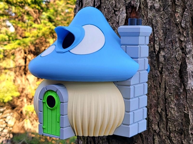 Mushroom Birdhouse