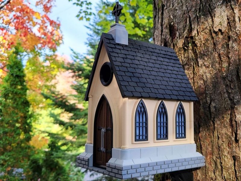 Gothic Chapel Birdhouse